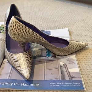 Miu Miu snakeskin heels